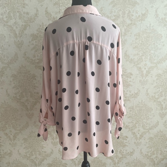 Worthington polka dot blouse - Picture 4 of 9